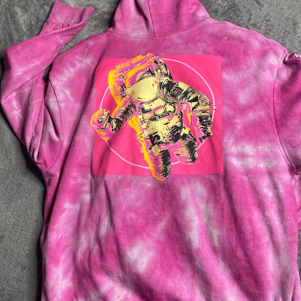 NASA tie dyed hoodie